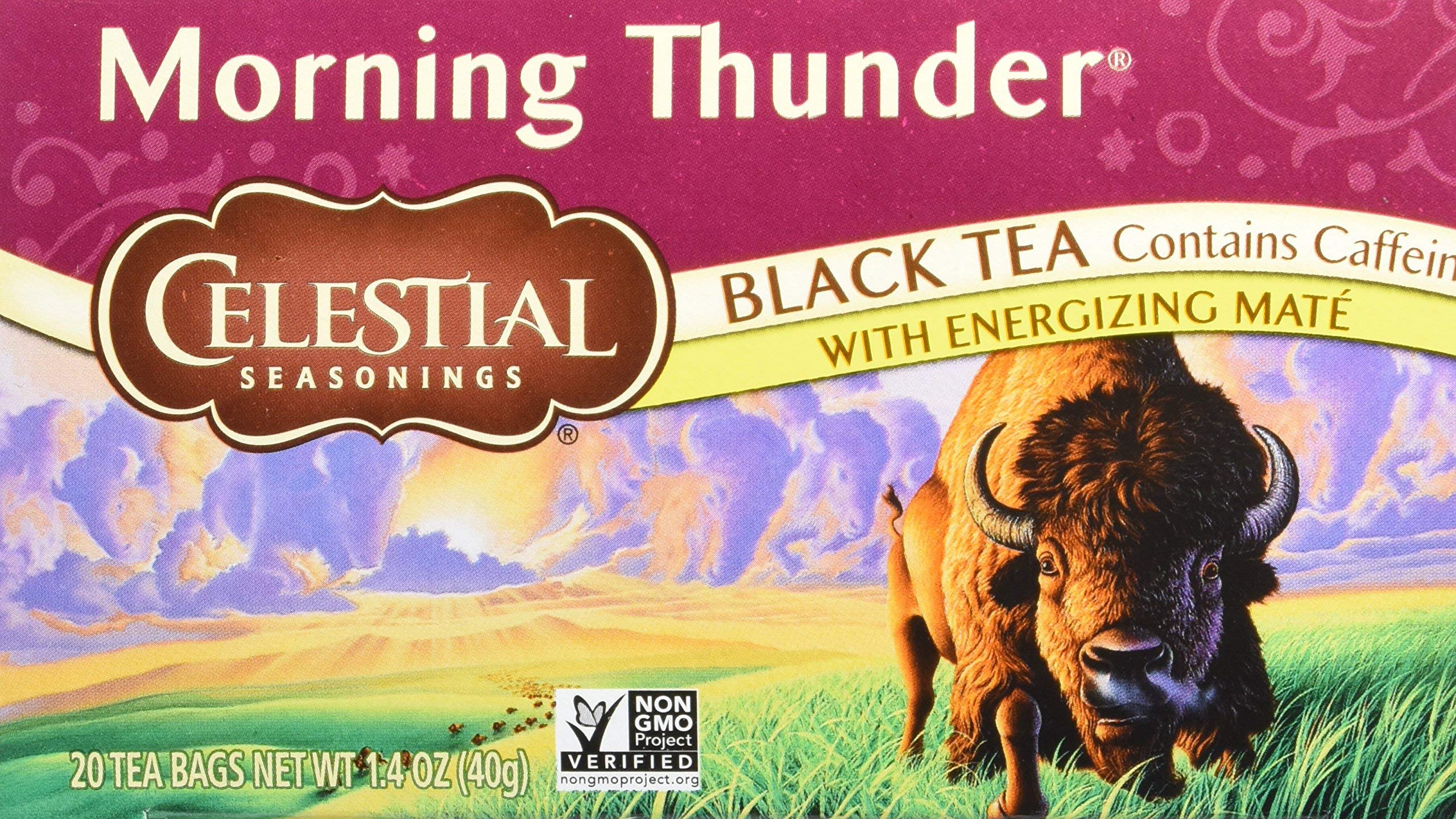 Product image of Celestial Seasonings Black Tea Morning Thunder 20 ct Pack of 6